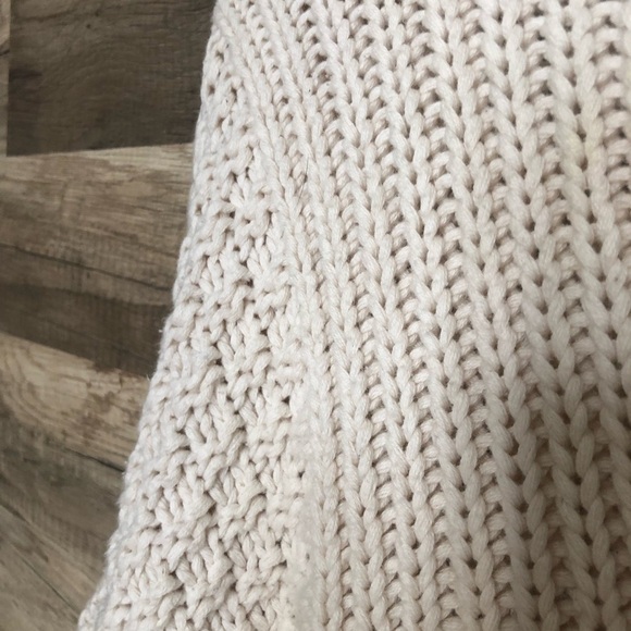 Vintage Chunky Knit Cottagecore Fisherman Crewneck Sweater Medium - Picture 3 of 13